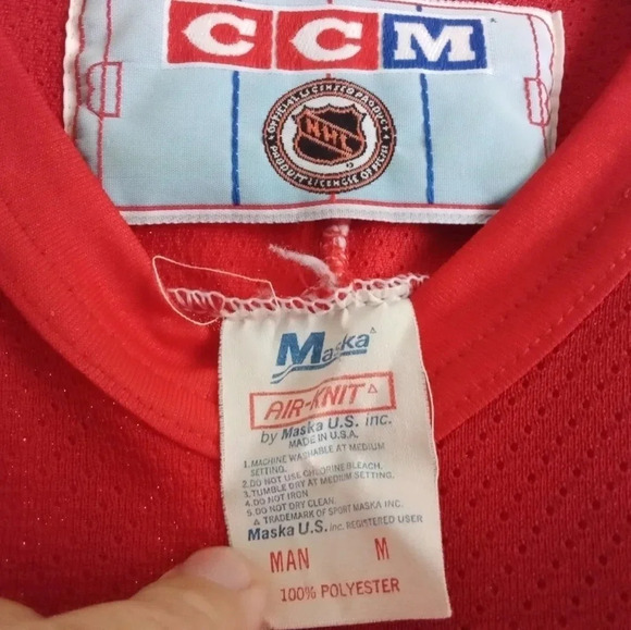 VTG Detroit Red Wings Paul Coffey Jersey Mens Medium - Picture 7 of 11